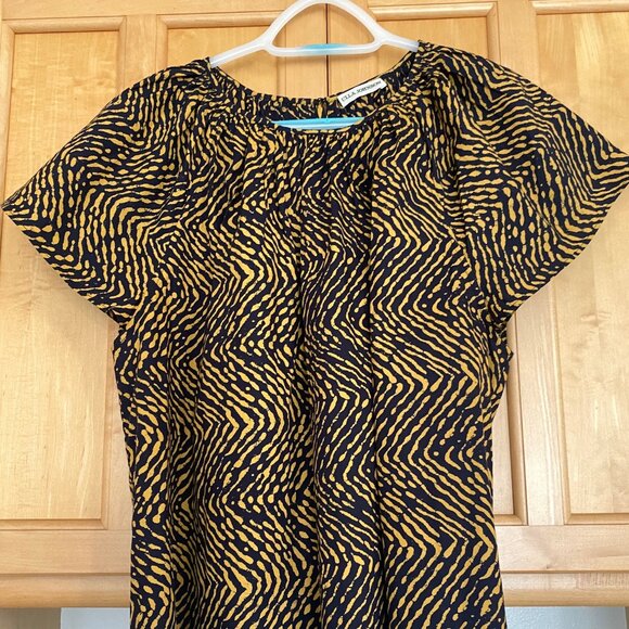 Ulla Johnson Tops - Ulla Johnson Black and Gold Blouse